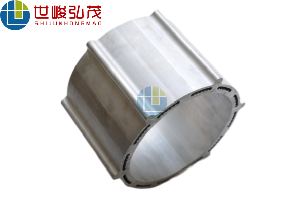 新能源汽車水冷電機外殼鋁型材1